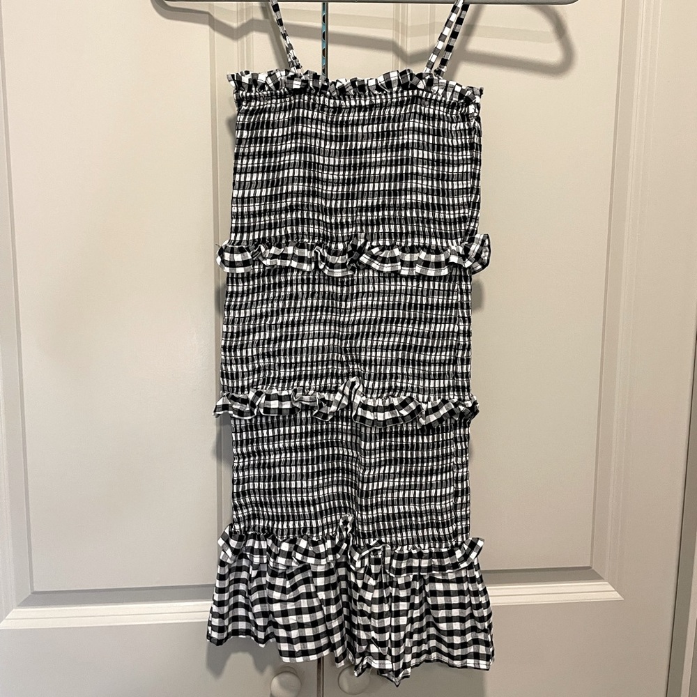 Black and white pencil dress